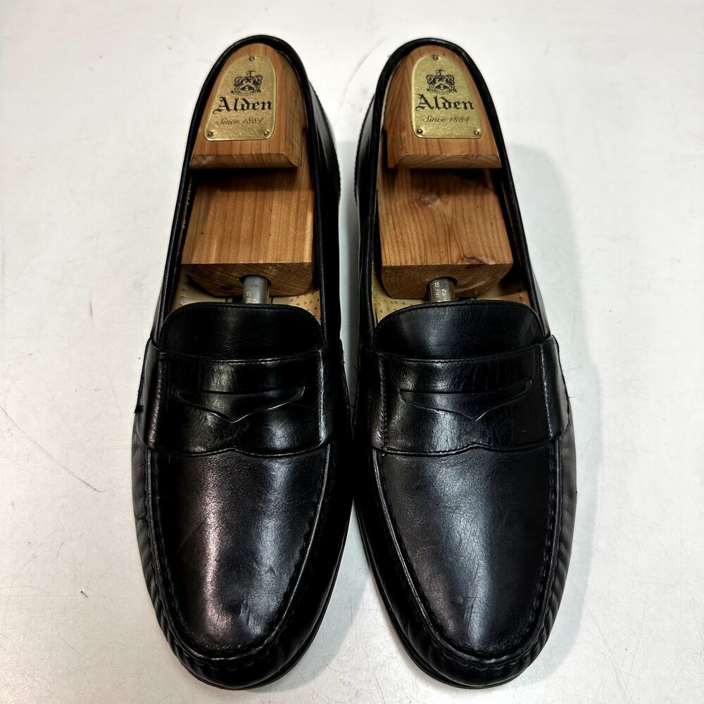 RESOLED Rancourt & Co. x Cole Haan Pinch Penny Penny Loafer Black Made USA 10 C